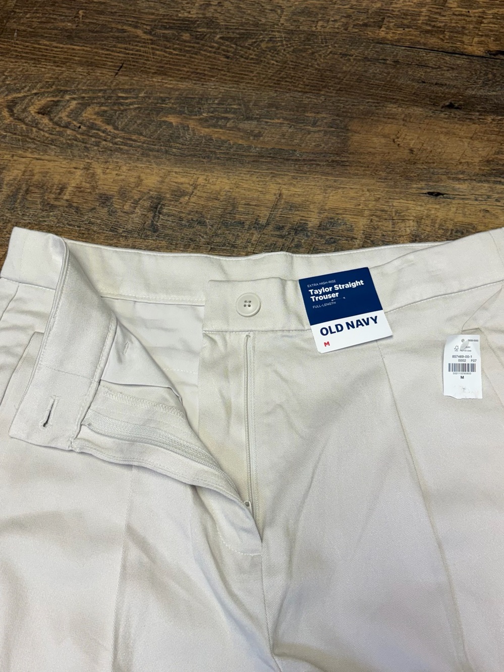 NEW Old Navy Extra High-Rise Taylor Straight Trouser Cargo Pants Womens Medium - Picture 9 of 15
